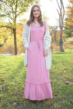 Pocket Full Of Sunshine Maxi Dress in Mauve